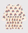 Gemustertes Mädchenkleid mit langen Ärmeln aus Molton AVALANCHE+INCOGNITO/ MULTICO