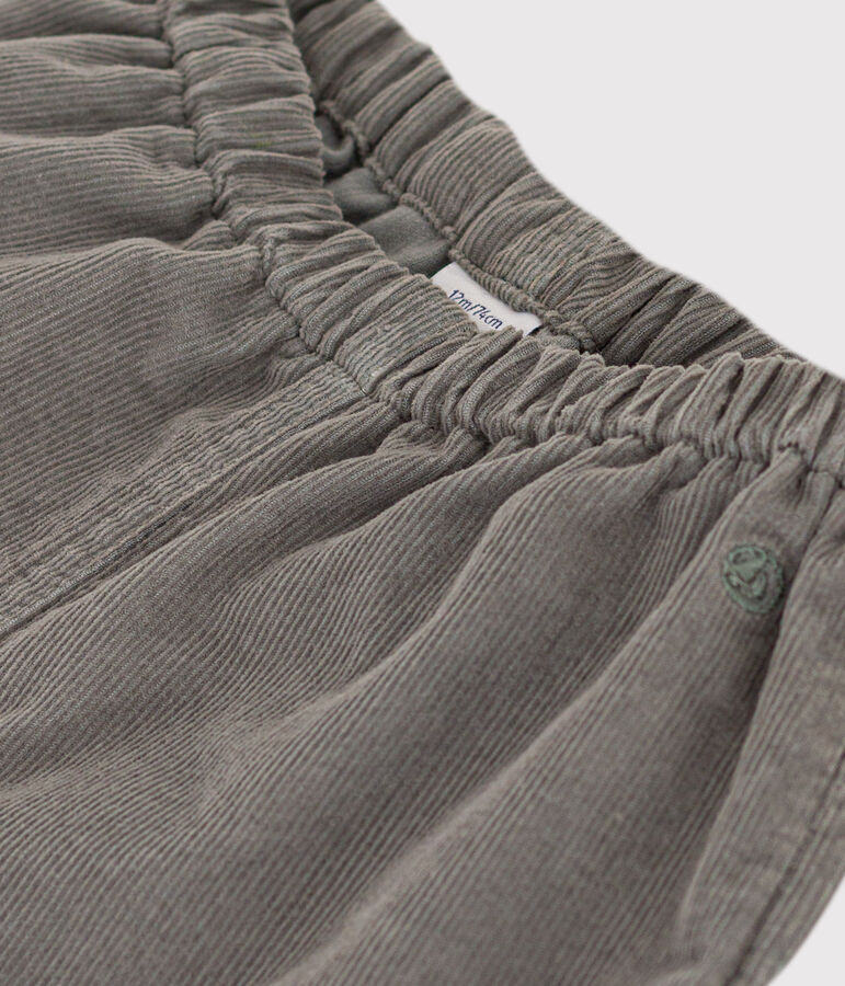 Baby-Hose aus Feincord gr&uuml;n