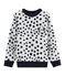 Sweater Jean Jullien weiss MARSHMALLOW/ DOTTIES