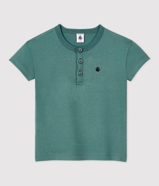Kurzärmeliges T-Shirt für Mädchen und Jungen grün BRUT