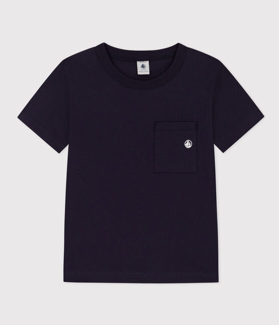 Kurzärmeliges T-Shirt für Jungen blau SMOKING