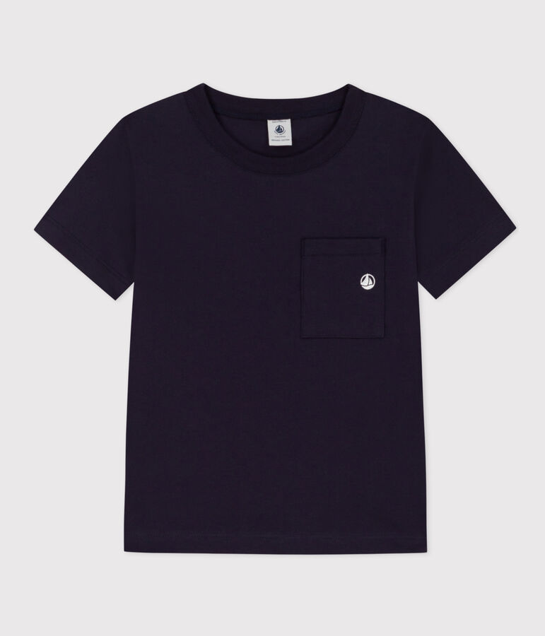 Kurz&auml;rmeliges T-Shirt f&uuml;r Jungen blau