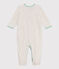 Strampler aus einfarbigem Nicki beige MONTELIMAR CHINE