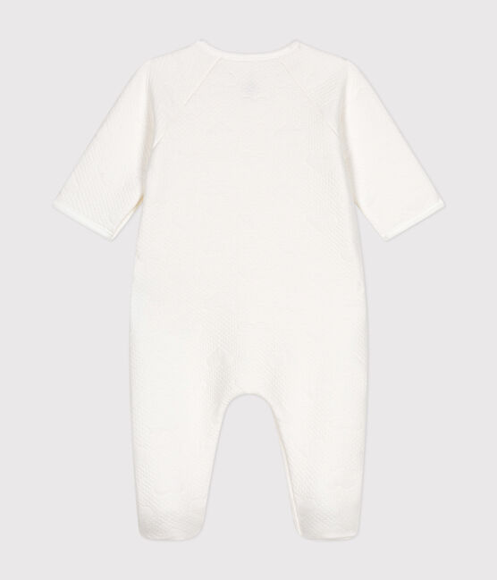 Baby-Schlafanzug mit Herz-Print weiss MARSHMALLOW
