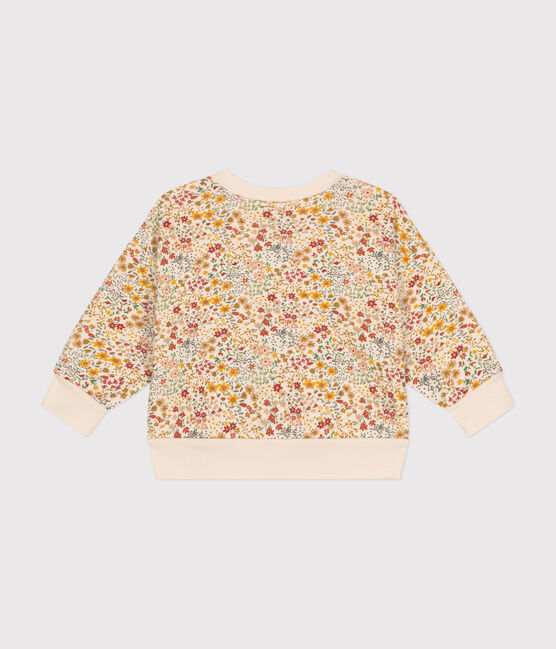 Baby-Cardigan aus gestepptem Doppeljersey weiss AVALANCHE/ MULTICO