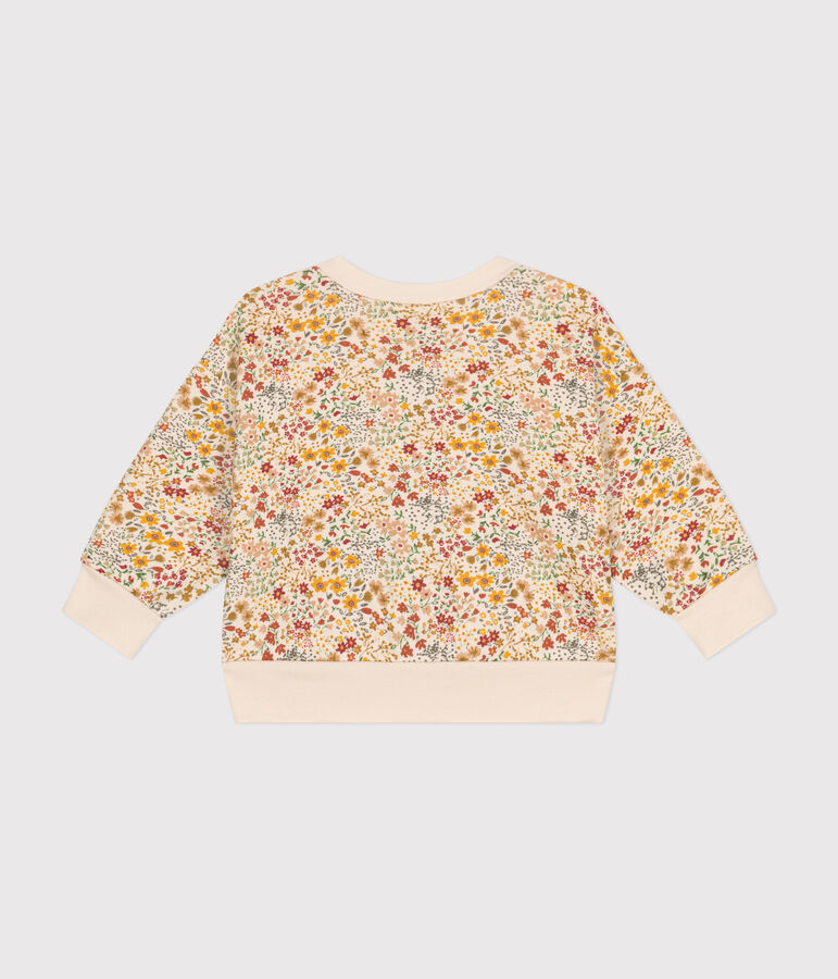 Baby-Cardigan aus gestepptem Doppeljersey weiss AVALANCHE/ MULTICO