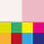 vielfarbig / rosa / vielfarbig