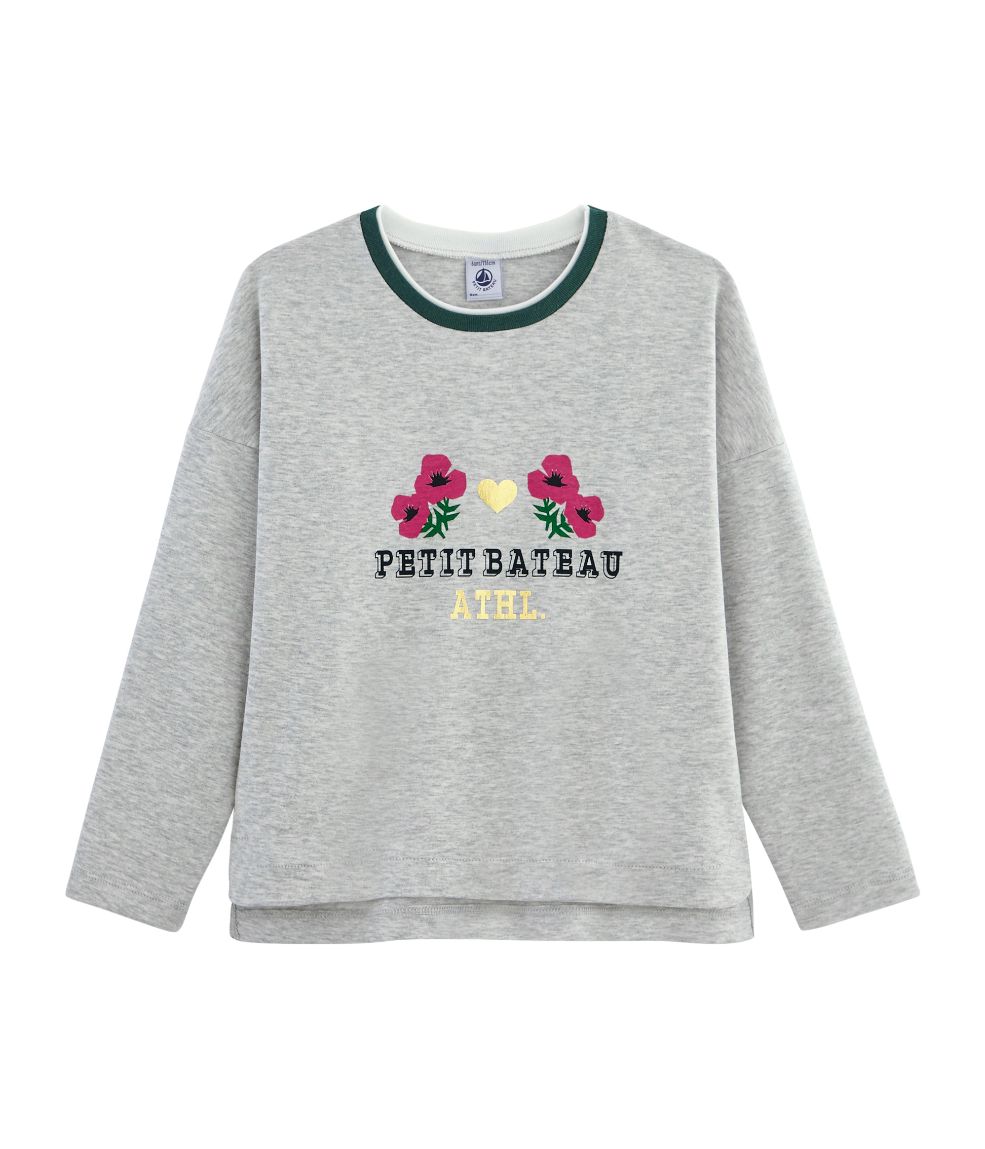 T-Shirt mit Siebdruck für Mädchen