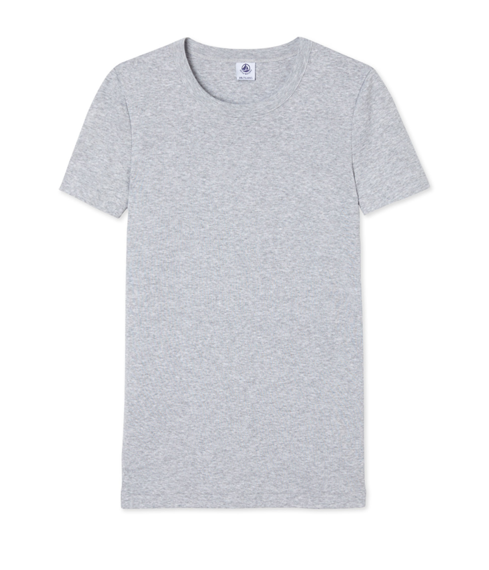 Kurzarm-t-shirt rundhalsausschnitt damen