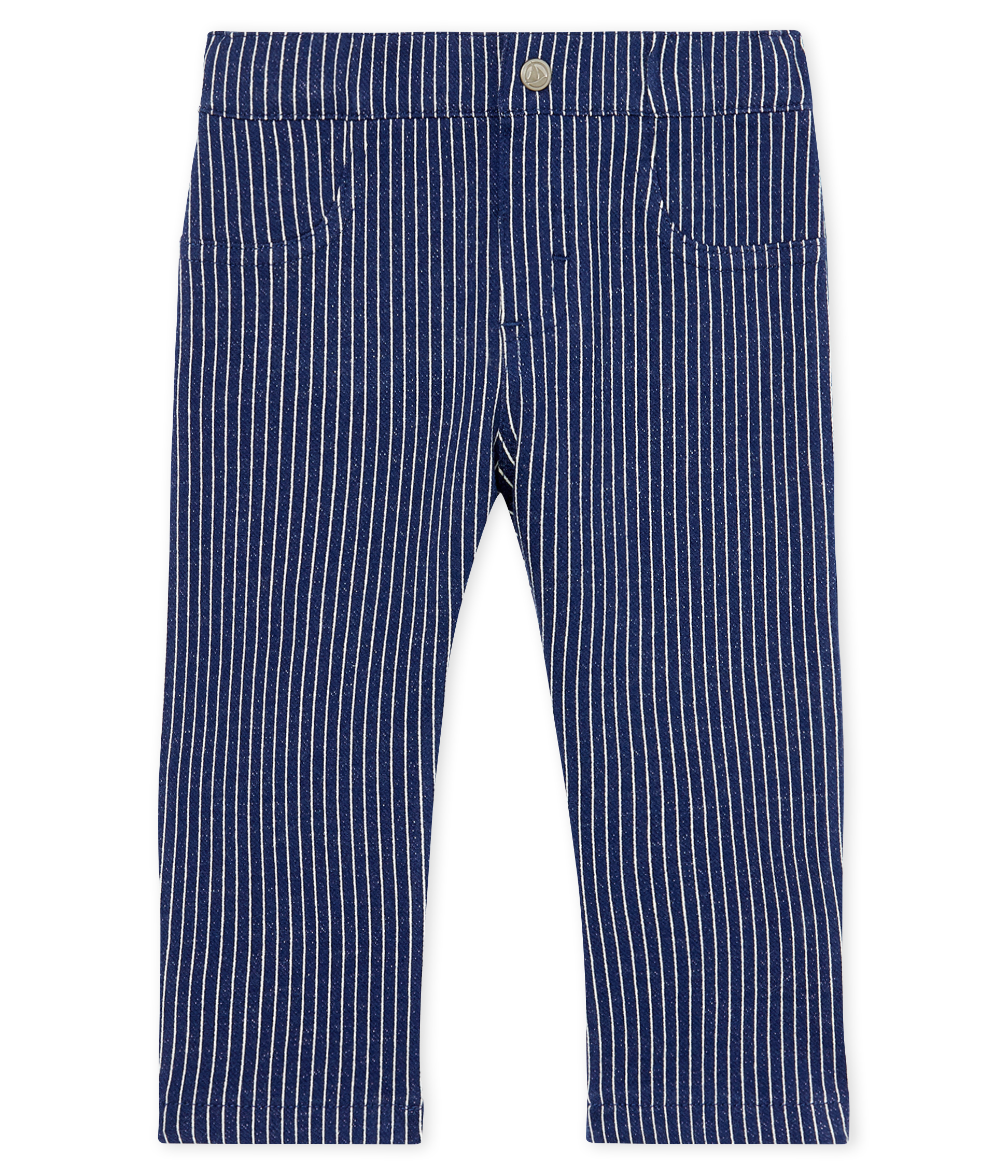 Gestreifte Strick-Babyhose für Jungen
