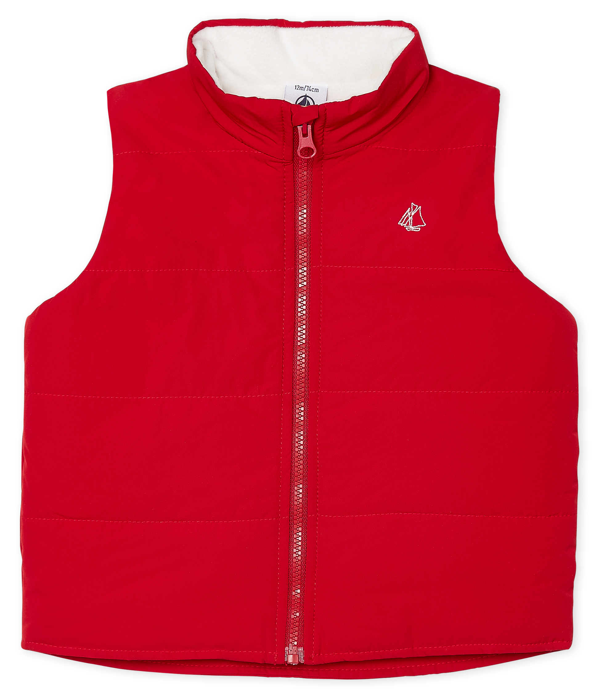 Ärmellose Babyjacke Jungen