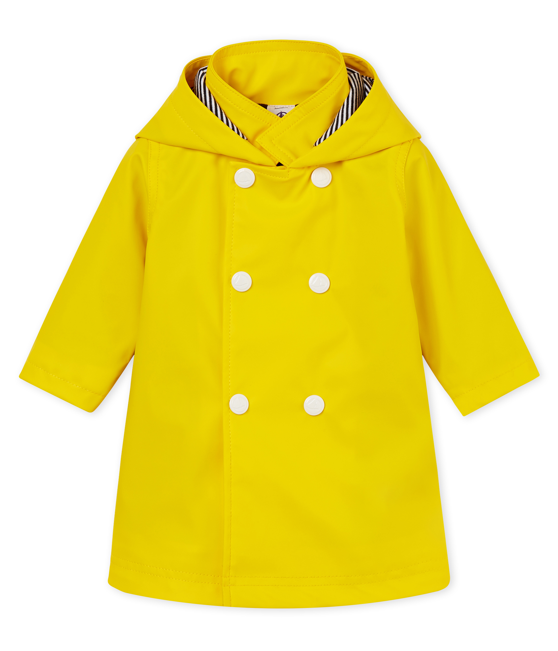 Baby-regenjacke mit fleecefutter mädchen