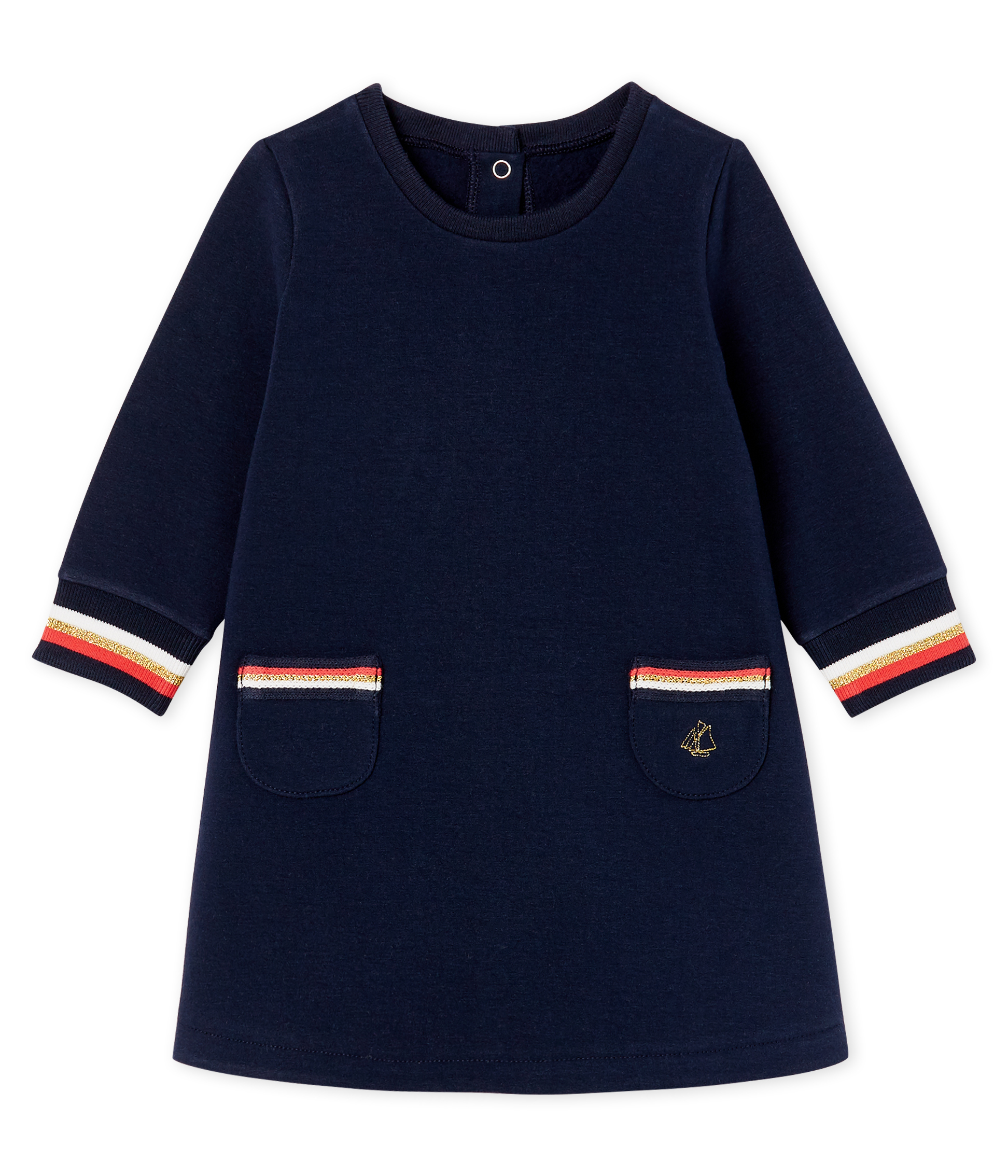 Langärmeliges Babykleid für Mädchen