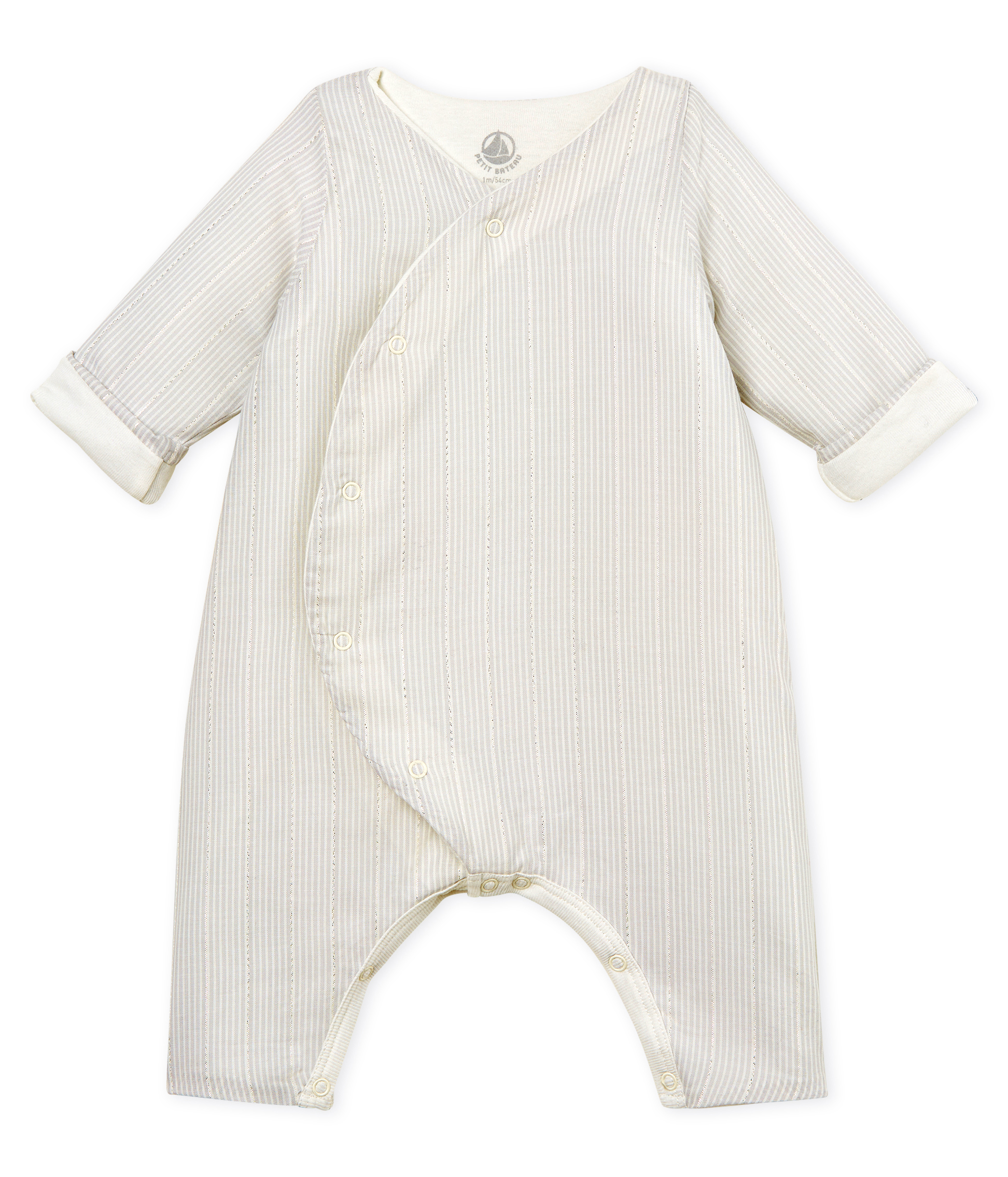 Gestreifter baby-labgoverall jungen
