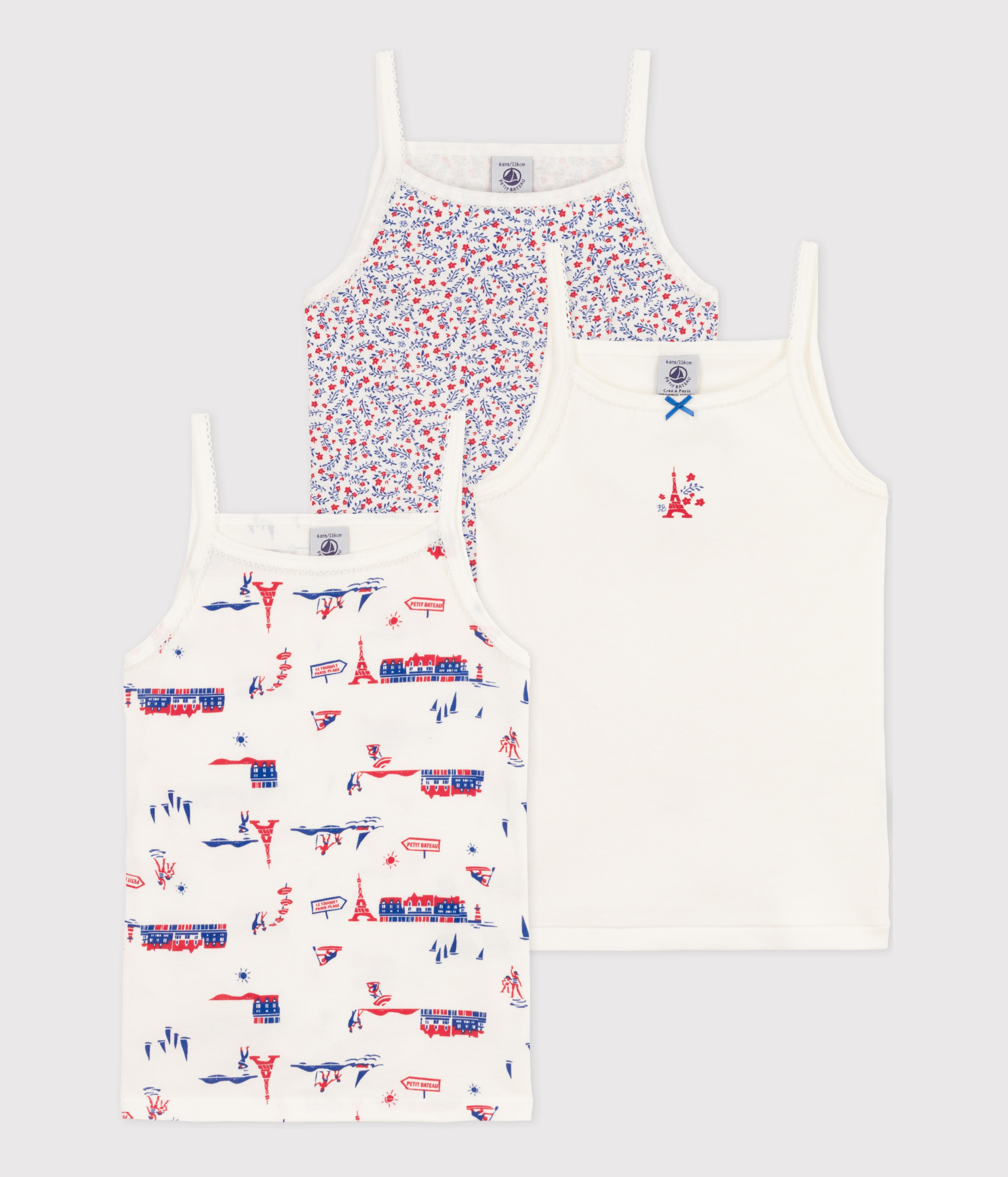 Petit Bateau Mädchen Hemd - Trägerhemd Für 8 Jahre