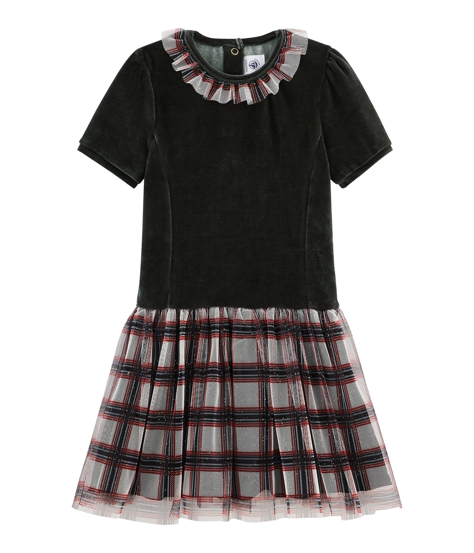 Kurzärmeliges Kinderkleid für Mädchen