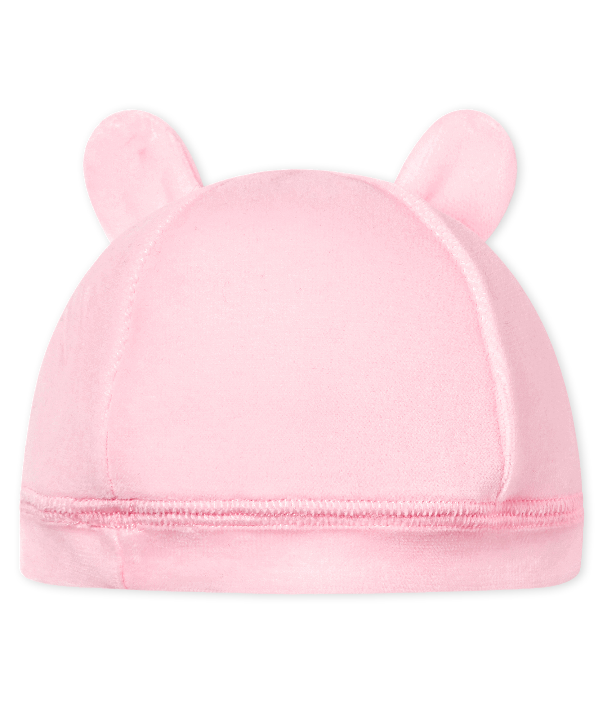Baby-mütze für neugeborene unisex aus samt