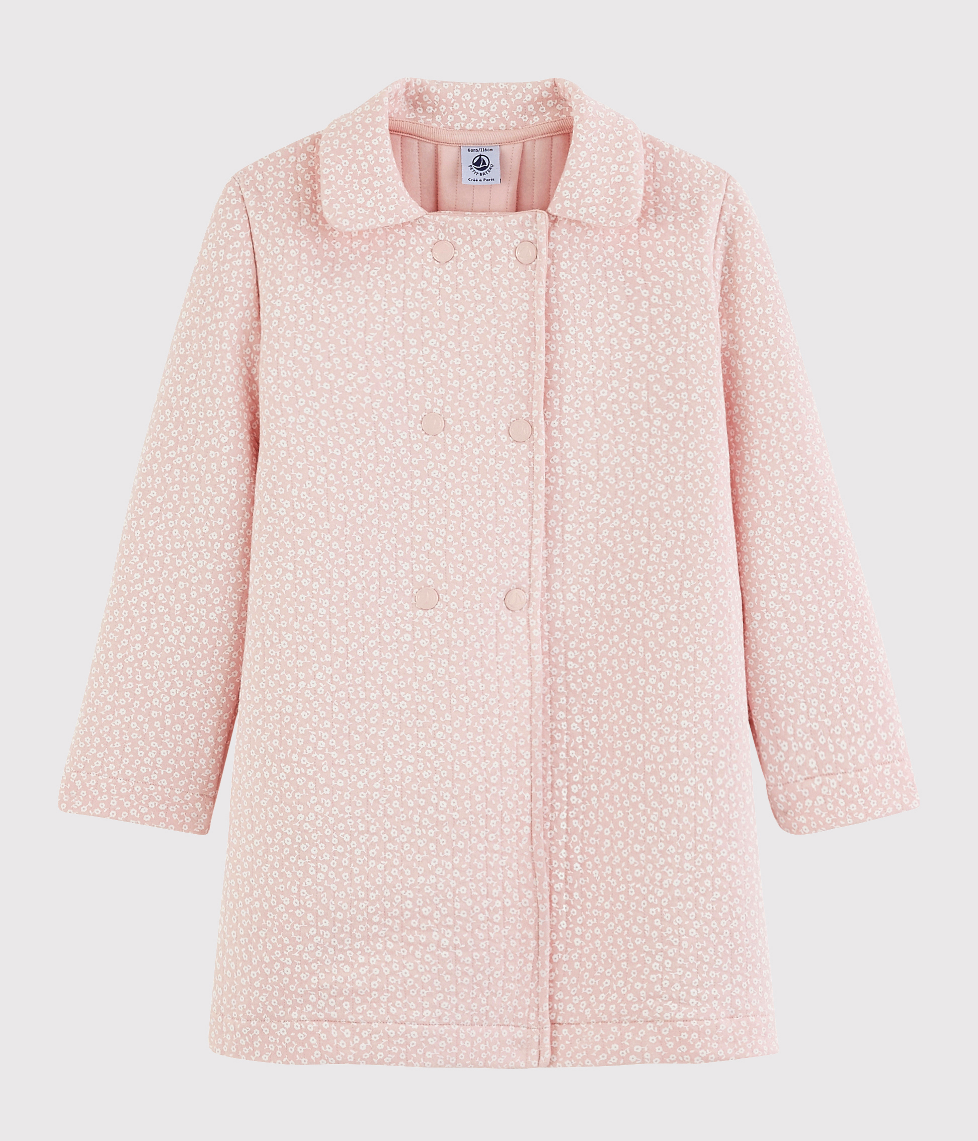 Kinder-Mantel aus gestepptem Doppeljersey für Mädchen MINOIS | Petit Bateau