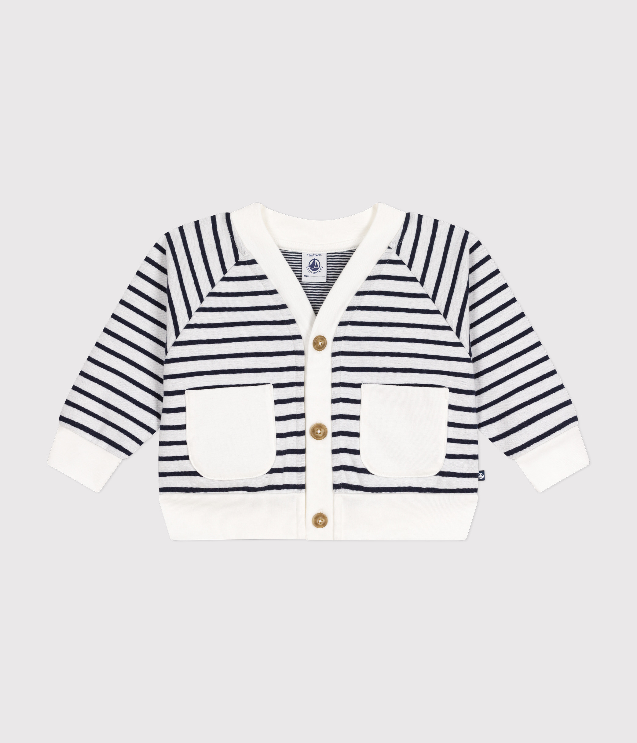 Petit Bateau Mädchen Schlichter Baby-Cardigan Aus  Produktbild-Vorschau 11