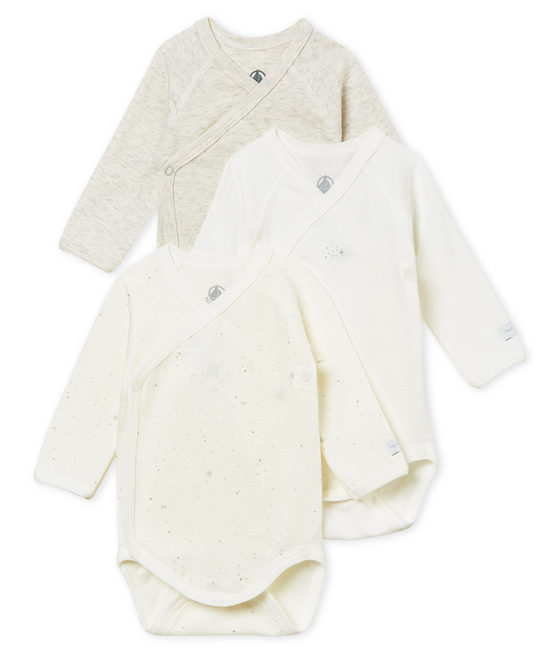 2er-Set langärmelige bodys für neugeborene unisex
