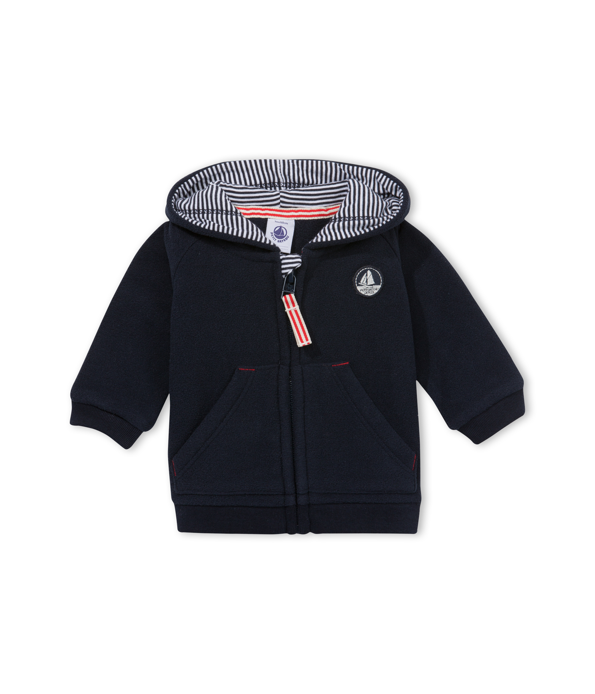Baby-Sweatshirt aus Fleece mit Reißverschluss für Jungen