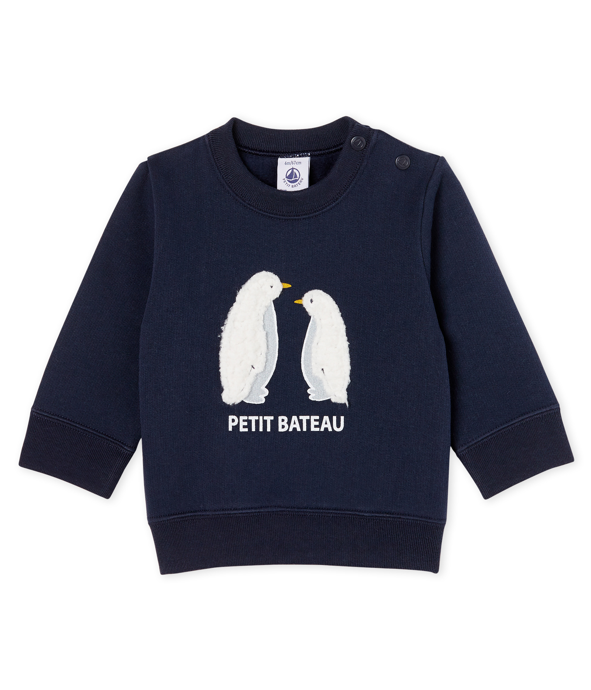 Baby-Sweatshirt aus Molton für Jungen
