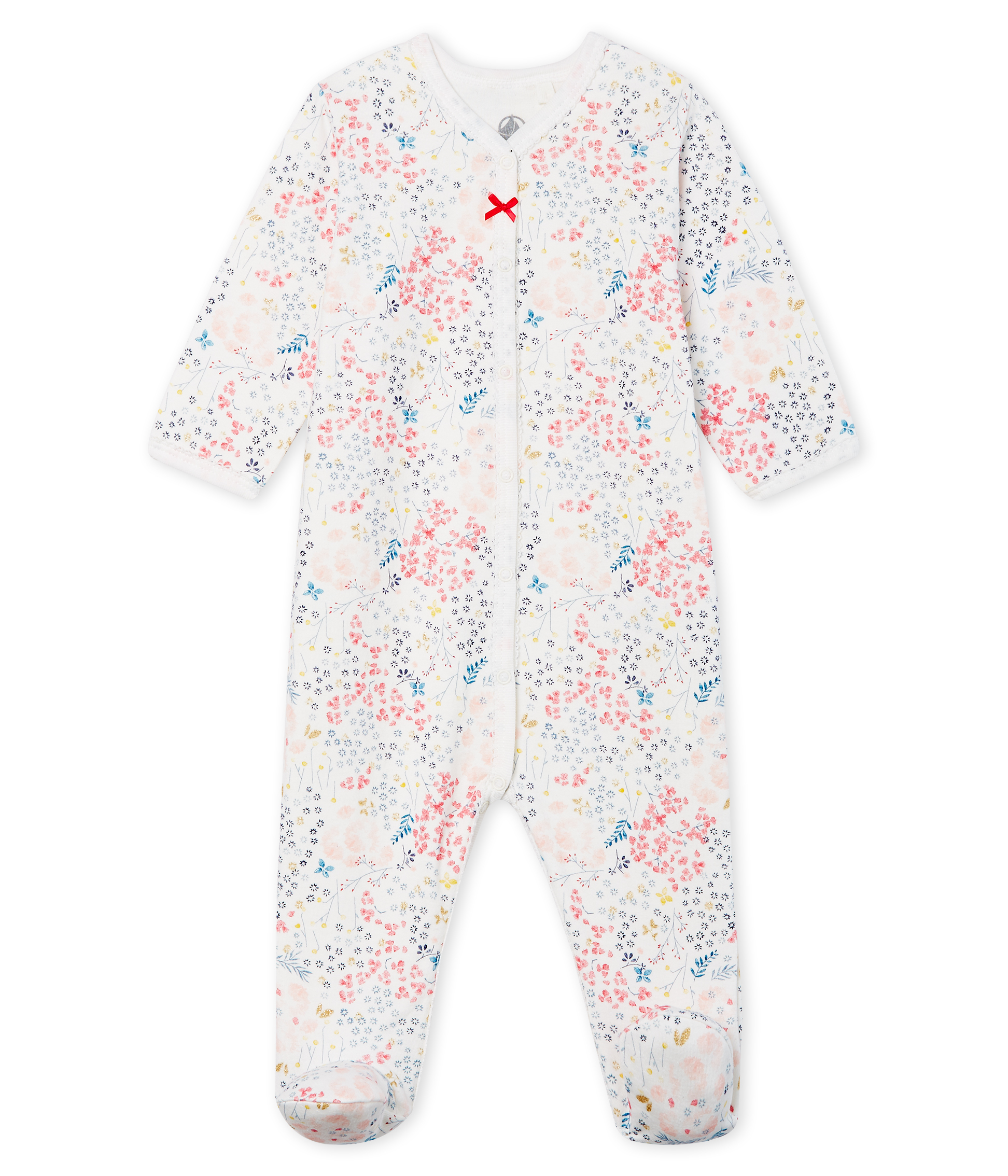 Baby Strampler aus Doppeljersey für Mädchen