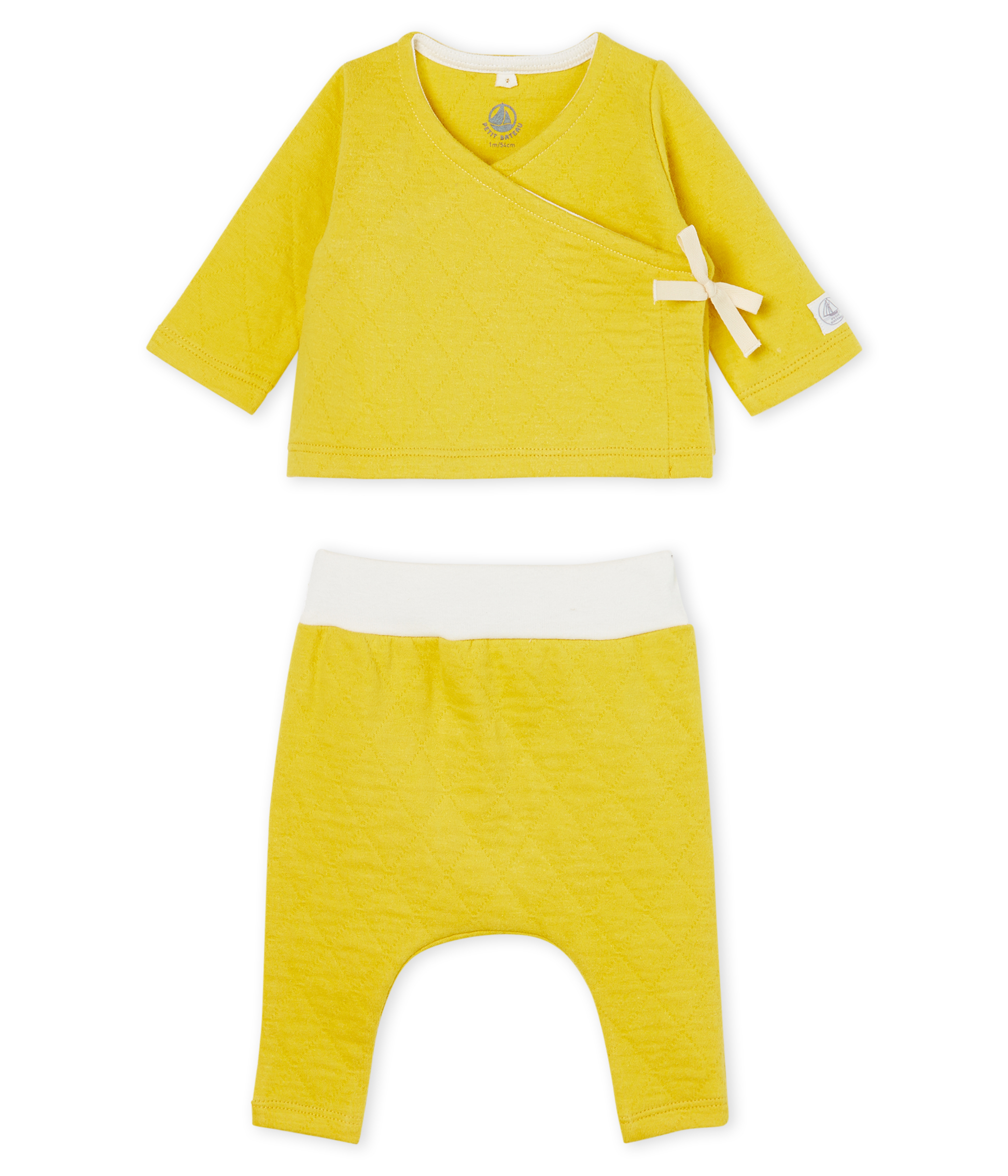 2-teiliges Baby-Set aus gestepptem Doppeljersey