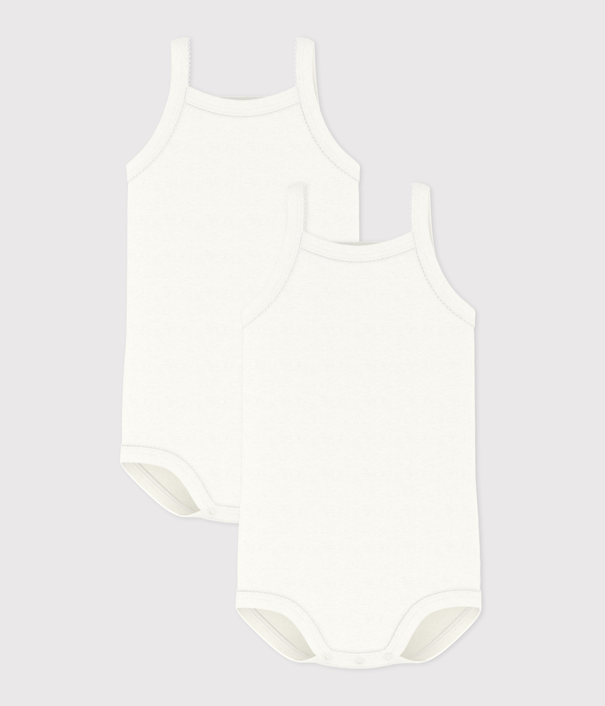 2er Set Baby Tragerbodys fur Madchen variante 1 Petit Bateau
