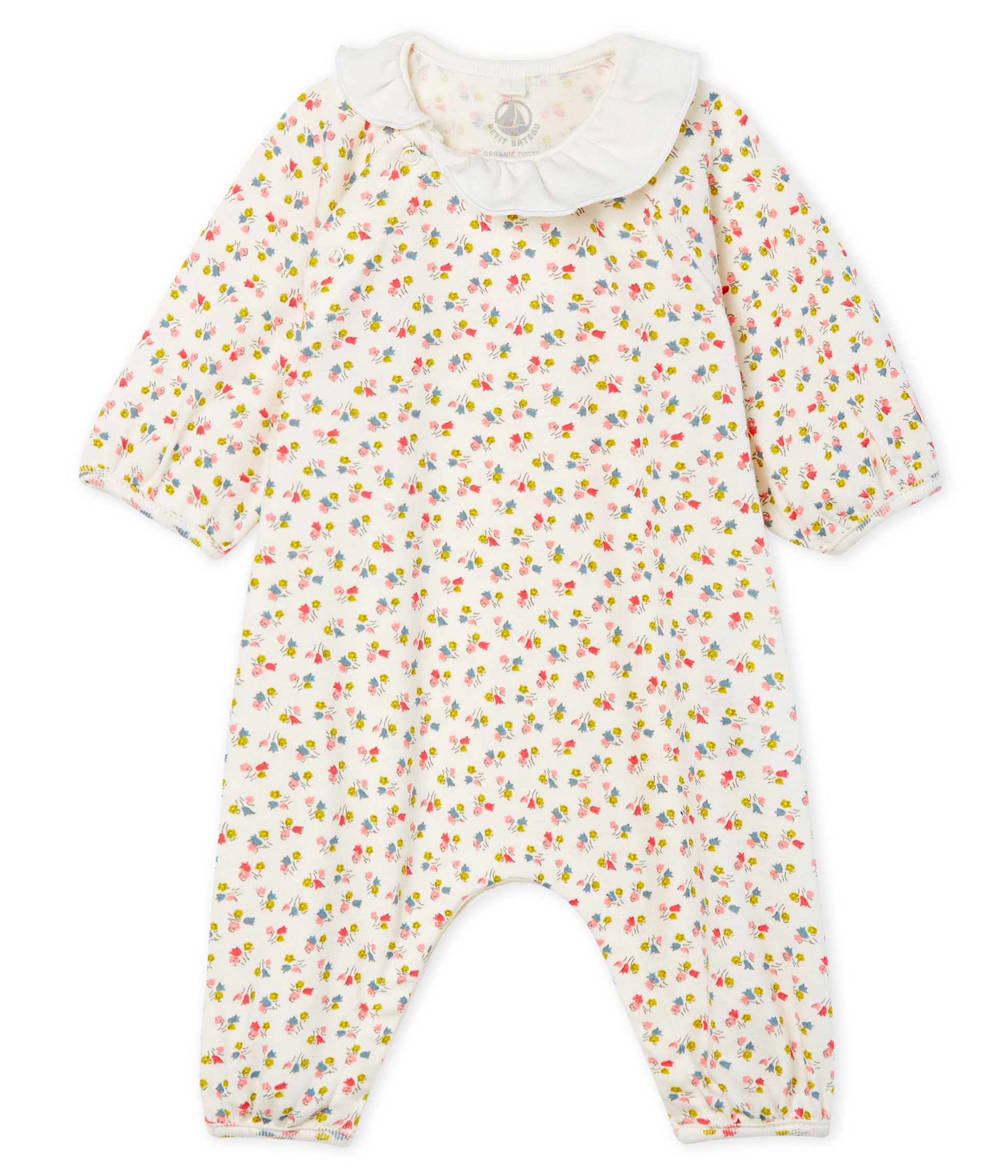 Baby-Kurzoverall aus Rippstrick für Mädchen