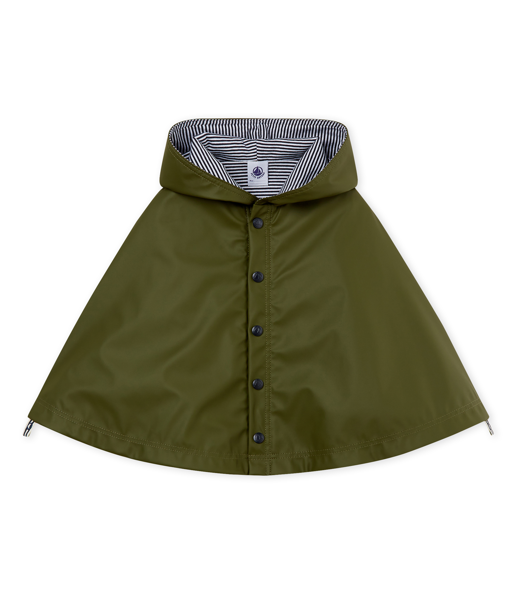 Einfarbiges baby-regencape unisex
