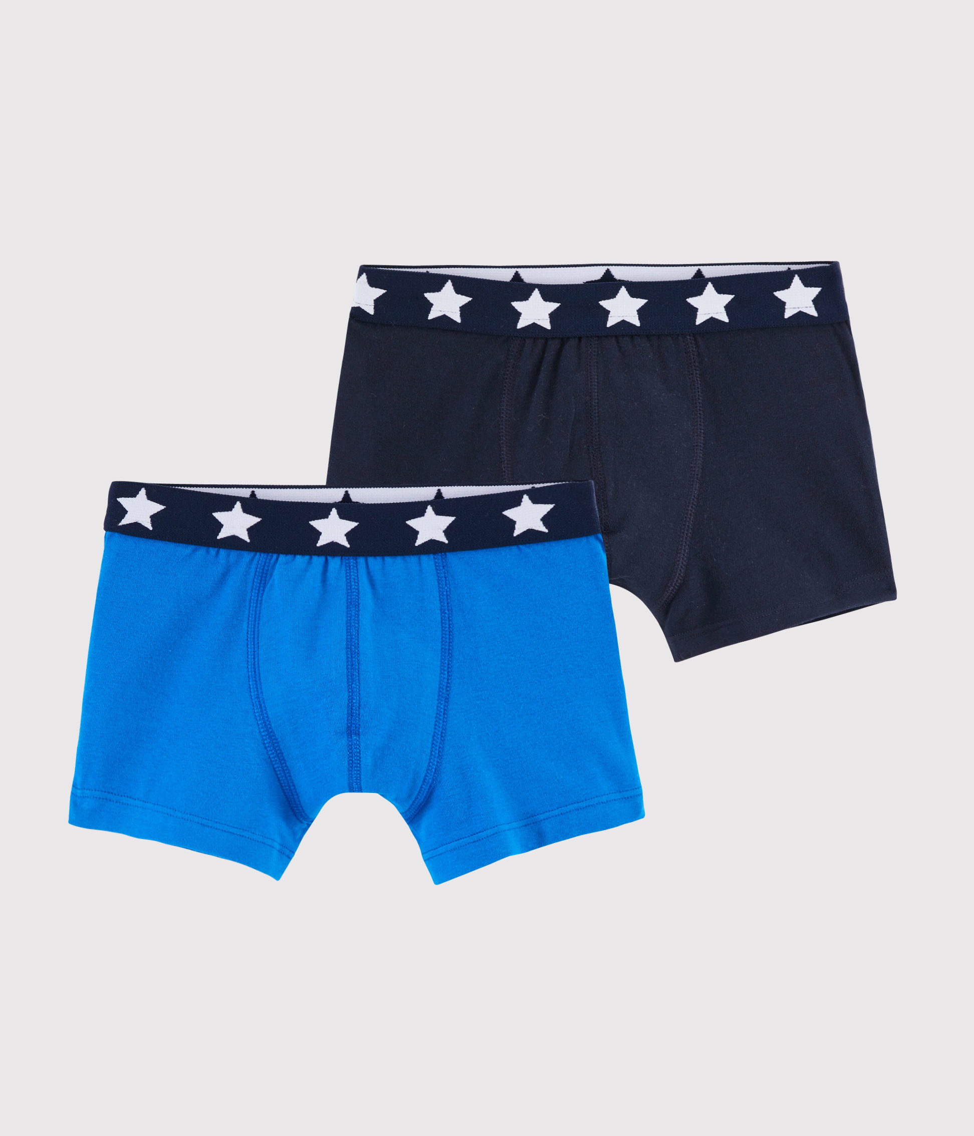 Petit Bateau Jungen Boxershorts - 3er Pack Bio-Baumwolle