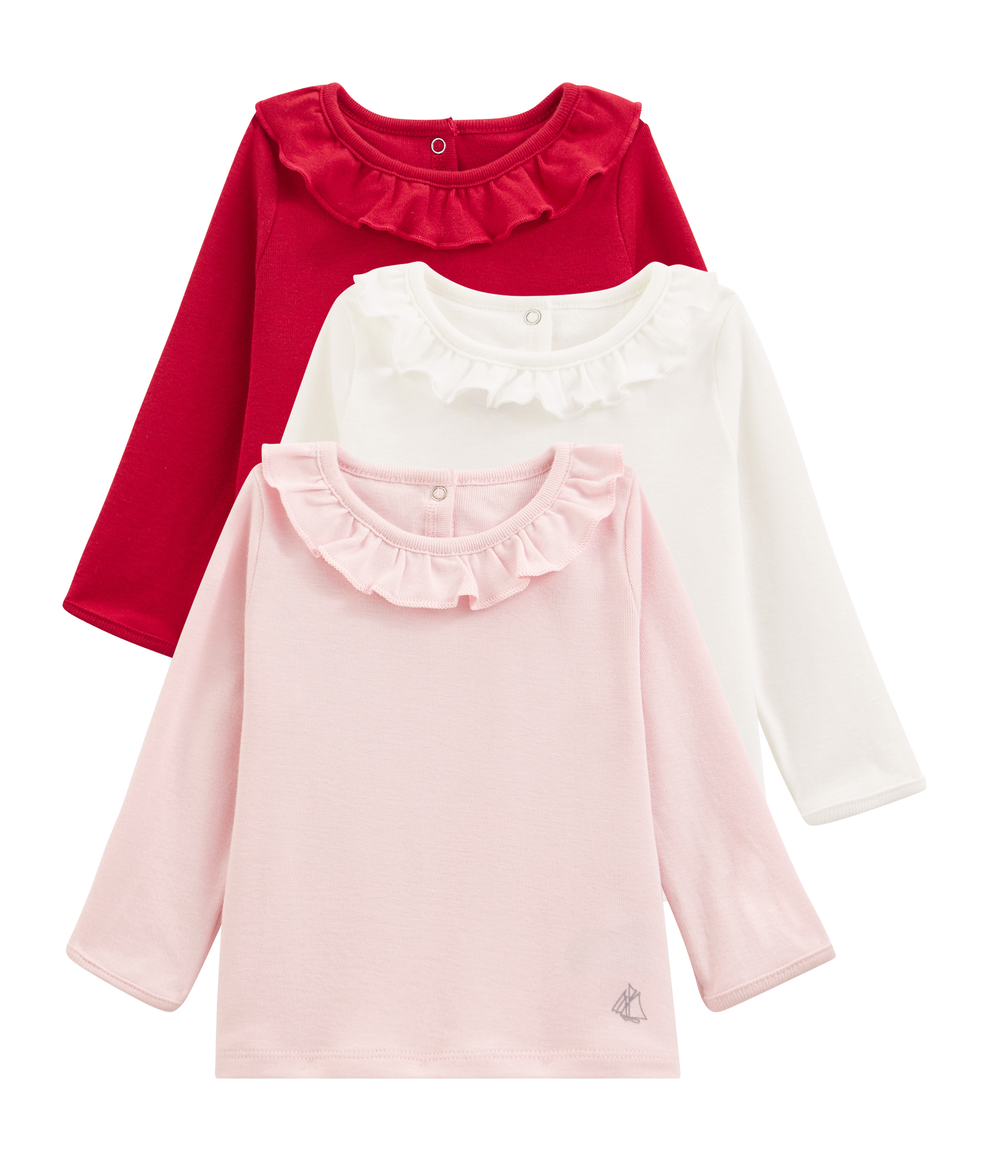 Petit Bateau Baby-M/ädchen Langarmshirt