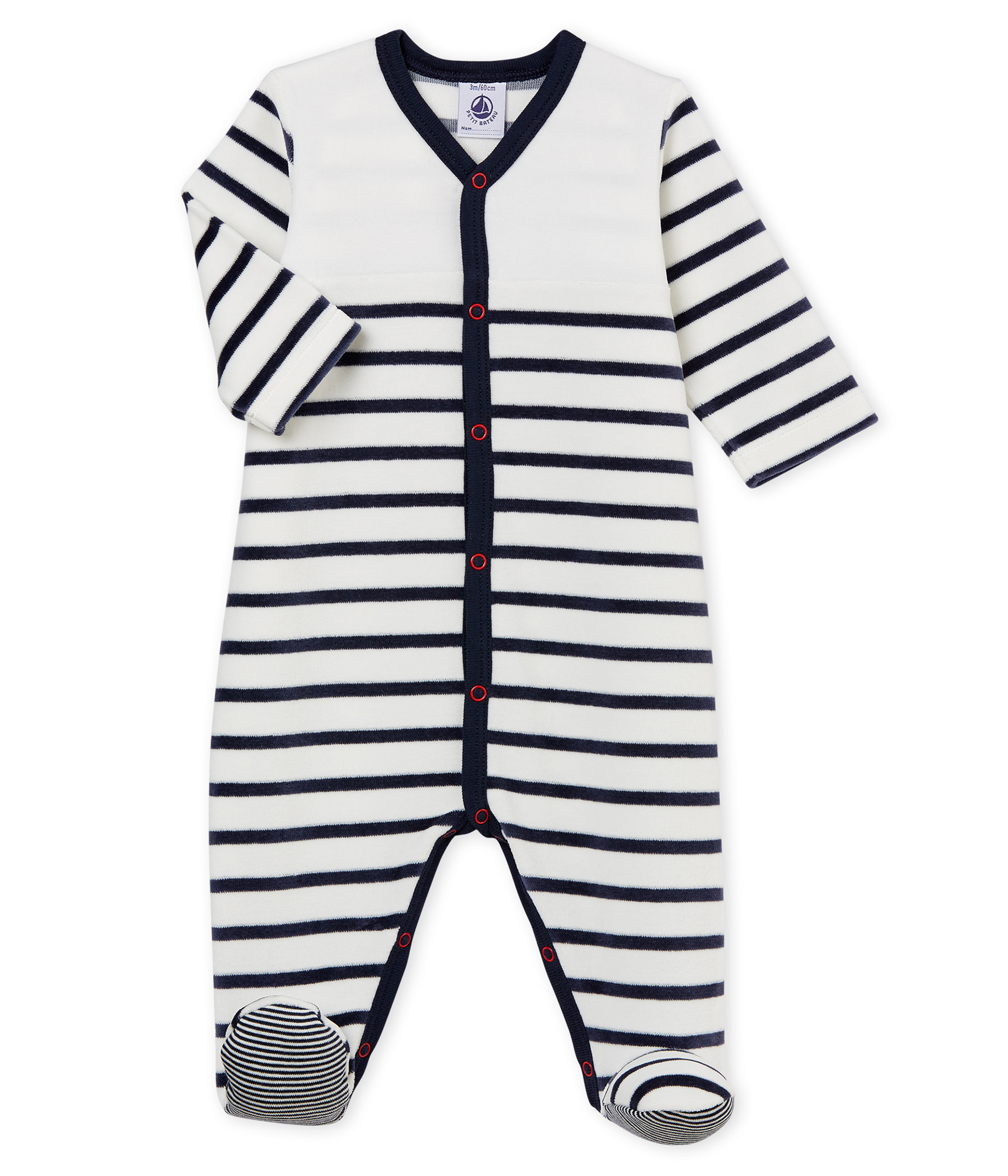Baby-Strampler aus Samt