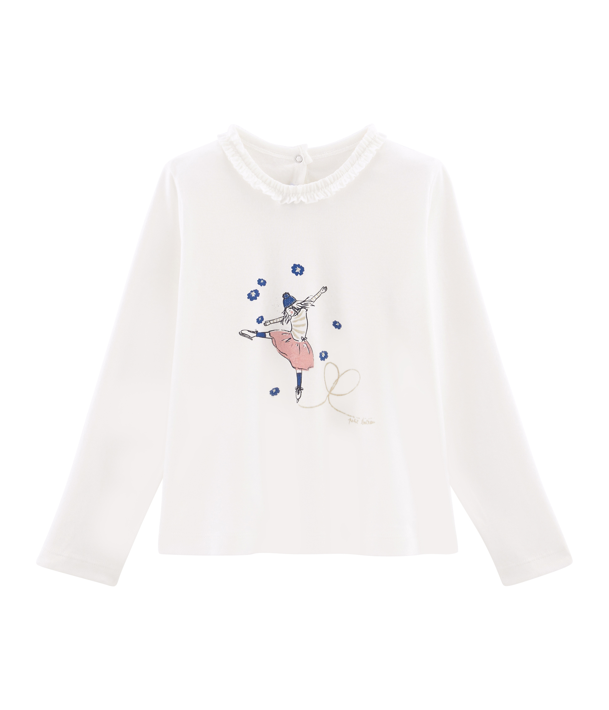 Langärmeliges Kinder-T-Shirt Mädchen